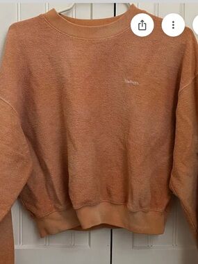 Madhappy Peach-Orange Crewneck Sweatshirt